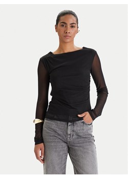 Patrizia Pepe Bluzka 8M1783/J376-K103 Czarny Regular Fit ze sklepu MODIVO w kategorii Bluzki damskie - zdjęcie 188514664