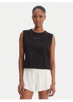 Reebok Top Erica RK25499CCW Czarny Relaxed Fit ze sklepu MODIVO w kategorii Bluzki damskie - zdjęcie 188514713