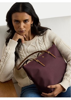 LAUREN RALPH LAUREN Torebka 431916737045 Bordowy ze sklepu MODIVO w kategorii Torby Shopper bag - zdjęcie 188514720