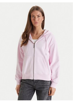 Calvin Klein Jeans Bluza Archive Logo LV047B237G Różowy Regular Fit ze sklepu MODIVO w kategorii Bluzy damskie - zdjęcie 188514741