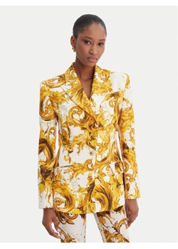 Versace Jeans Couture Marynarka 80HAQ702 NS756 Biały Slim Fit ze sklepu MODIVO w kategorii Marynarki damskie - zdjęcie 188514753