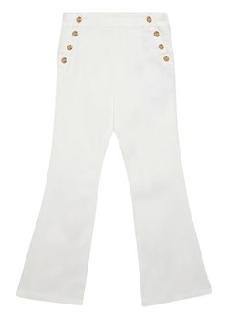 Guess Spodnie materiałowe J6RB09 WF7H0 Biały Bootcut Fit ze sklepu MODIVO w kategorii Spodnie dziewczęce - zdjęcie 188514781