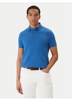 Tommy Hilfiger Polo 1985 MW0MW17770 Niebieski Regular Fit ze sklepu MODIVO w kategorii T-shirty męskie - zdjęcie 188514862