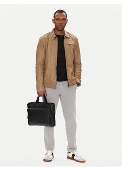 Calvin Klein Torba na laptopa Micro Pebble Slim Briefcase 36 LV04D3012G Czarny ze sklepu MODIVO w kategorii Torby na laptopa - zdjęcie 188514943