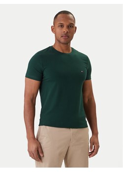 Tommy Hilfiger T-Shirt MW0MW10800 Zielony Slim Fit ze sklepu MODIVO w kategorii T-shirty męskie - zdjęcie 188514980