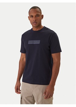 Napapijri T-Shirt S-Box Logo NP0A4IFL Granatowy Regular Fit ze sklepu MODIVO w kategorii T-shirty męskie - zdjęcie 188515073