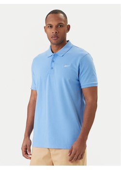 Reebok Polo Breen RK25562CCM Błękitny Regular Fit ze sklepu MODIVO w kategorii T-shirty męskie - zdjęcie 188515112
