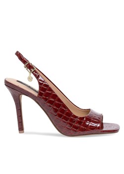 Nine West Sandały FF-1065 Czerwony ze sklepu MODIVO w kategorii Sandały damskie - zdjęcie 188515132