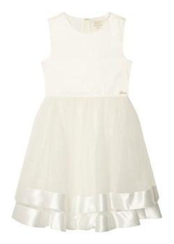 Guess Sukienka elegancka J6RK34 WM330 Biały Regular Fit ze sklepu MODIVO w kategorii Sukienki dziewczęce - zdjęcie 188515262