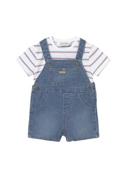 Mayoral Komplet t-shirt i ogrodniczki 1623 Niebieski Regular Fit ze sklepu MODIVO w kategorii Komplety niemowlęce - zdjęcie 188515303