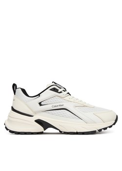 Calvin Klein Sneakersy Hike Run Ckstripe Mesh HW0HW03002 Biały ze sklepu MODIVO w kategorii Buty sportowe damskie - zdjęcie 188515311