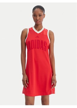 adidas Sukienka codzienna Stadium KC4998 Czerwony Slim Fit ze sklepu MODIVO w kategorii Sukienki - zdjęcie 188515321
