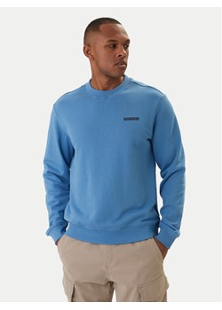 Napapijri Bluza B-Small Box CNP0A88TP Niebieski Relaxed Fit ze sklepu MODIVO w kategorii Bluzy męskie - zdjęcie 188515324