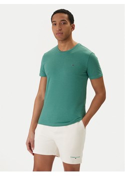 Tommy Jeans T-Shirt DM0DM20363 Zielony Slim Fit ze sklepu MODIVO w kategorii T-shirty męskie - zdjęcie 188515494
