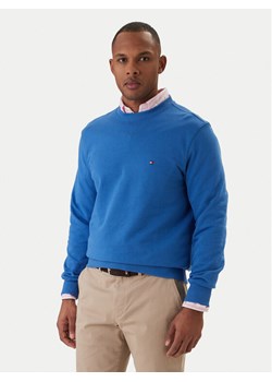 Tommy Hilfiger Bluza Essential MW0MW37237 Niebieski Regular Fit ze sklepu MODIVO w kategorii Bluzy męskie - zdjęcie 188515554