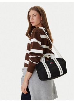 Tommy Jeans Torebka Ess Daily Mini Tote AW0AW18460 Czarny ze sklepu MODIVO w kategorii Listonoszki - zdjęcie 188515623