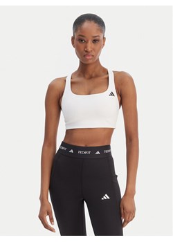 adidas Biustonosz sportowy Optime Workout KD6685 Biały ze sklepu MODIVO w kategorii Biustonosze - zdjęcie 188515674