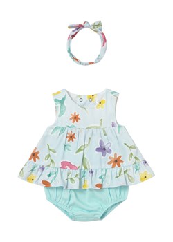 Mayoral Sukienka letnia 1290 Zielony Regular Fit ze sklepu MODIVO w kategorii Sukienki niemowlęce - zdjęcie 188515680