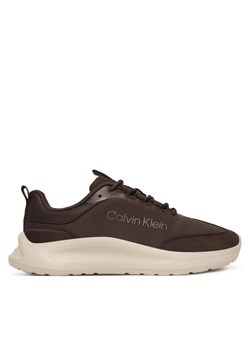 Calvin Klein Sneakersy Light Eva Runner Nyl-Sue HW0HW03149 Brązowy ze sklepu MODIVO w kategorii Buty sportowe damskie - zdjęcie 188515692