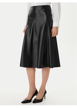 BOSS Spódnica z imitacji skóry Vicena1 50556926 Czarny Regular Fit ze sklepu MODIVO w kategorii Spódnice - zdjęcie 188515720