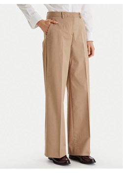 Tommy Hilfiger Spodnie materiałowe WW0WW49471 Beżowy Wide Leg ze sklepu MODIVO w kategorii Spodnie damskie - zdjęcie 188515752