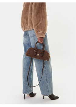 PINKO Torebka Bowling Bag Baguette AI 25-26 PLTT 105334 A2JH Brązowy ze sklepu MODIVO w kategorii Torebki damskie - zdjęcie 188515794