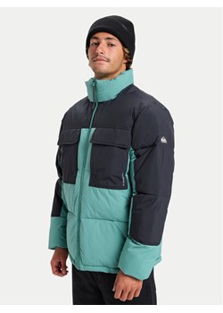 Quiksilver Kurtka zimowa Stay Puff EQYJK04179 Turkusowy Regular Fit ze sklepu MODIVO w kategorii Kurtki męskie - zdjęcie 188515802