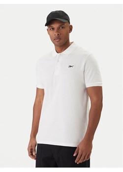 Reebok Polo Breen RK25562CCM Biały Regular Fit ze sklepu MODIVO w kategorii T-shirty męskie - zdjęcie 188515821