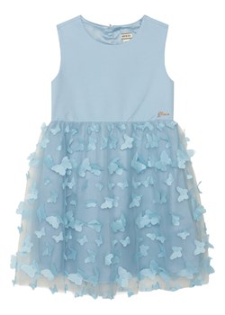 Guess Sukienka elegancka K6RK21 KAUH0 Błękitny Regular Fit ze sklepu MODIVO w kategorii Sukienki dziewczęce - zdjęcie 188515832