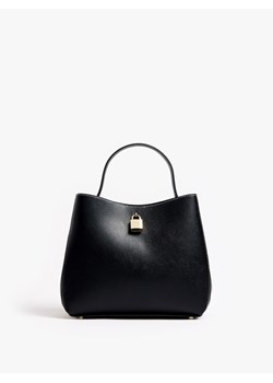 Mohito - Czarna torebka z paskiem na ramię - czarny ze sklepu Mohito w kategorii Torby Shopper bag - zdjęcie 188530304