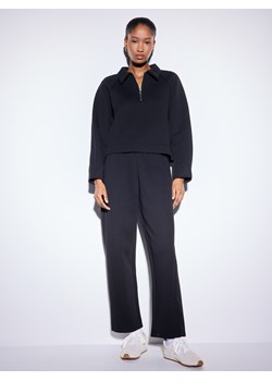 Mohito - Czarne spodnie dresowe - czarny ze sklepu Mohito w kategorii Spodnie damskie - zdjęcie 188530390