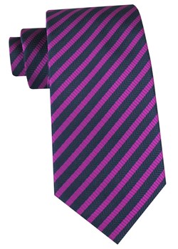 Klasyczny Krawat Klubowy - Alties - Drobny Prążek, Fuksja i Granat KRALTS1224 ze sklepu JegoSzafa.pl w kategorii Krawaty - zdjęcie 188531300