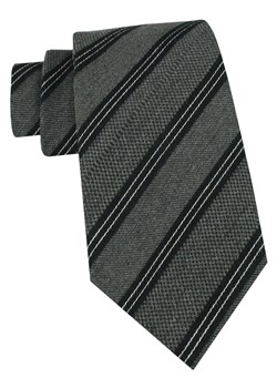 Klasyczny Krawat Klubowy - Alties - Grafit w Prążek KRALTS1227 ze sklepu JegoSzafa.pl w kategorii Krawaty - zdjęcie 188531320