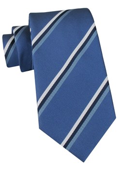 Klasyczny Krawat Klubowy - Alties - Niebieski, w Prążek KRALTS1215 ze sklepu JegoSzafa.pl w kategorii Krawaty - zdjęcie 188531344