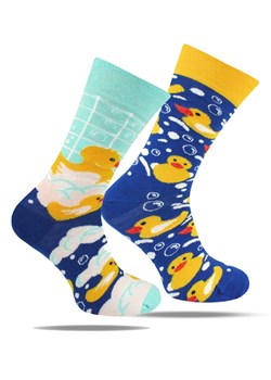 Skarpetki Bawełniane - Tematyczne - Kaczki w Kąpieli SKEMACSHSTR0156kaczki ze sklepu JegoSzafa.pl w kategorii Skarpetki męskie - zdjęcie 188531461