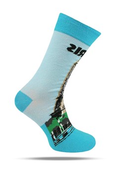 Skarpetki Bawełniane - Tematyczne -  Paryż, Wieża Eiffla SKEMACSHSTR0148paryzNieb ze sklepu JegoSzafa.pl w kategorii Skarpetki męskie - zdjęcie 188531512