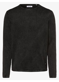 Jack & Jones Sweter męski Mężczyźni Bawełna antracytowy jednolity ze sklepu vangraaf w kategorii Swetry męskie - zdjęcie 188531571