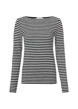 Marc O'Polo Damska koszulka z długim rękawem Kobiety Bawełna czarny w paski ze sklepu vangraaf w kategorii Bluzki damskie - zdjęcie 188531572