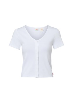 Levi's Koszulka damska Kobiety Bawełna biały jednolity ze sklepu vangraaf w kategorii Bluzki damskie - zdjęcie 188531583