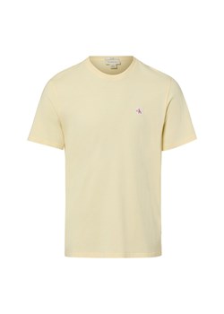 Calvin Klein Jeans Koszulka męska Mężczyźni Bawełna écru jednolity ze sklepu vangraaf w kategorii T-shirty męskie - zdjęcie 188531590