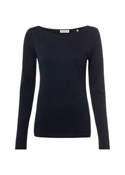 Marc O'Polo Damska koszulka z długim rękawem Kobiety Bawełna (100%) granatowy jednolity ze sklepu vangraaf w kategorii Bluzki damskie - zdjęcie 188531603