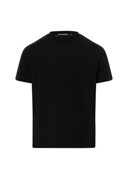 KARL LAGERFELD Koszulka męska Mężczyźni Dżersej czarny jednolity ze sklepu vangraaf w kategorii T-shirty męskie - zdjęcie 188531654