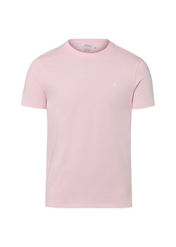 Polo Ralph Lauren Koszulka męska Mężczyźni Bawełna (100%) różowy jednolity ze sklepu vangraaf w kategorii T-shirty męskie - zdjęcie 188531732