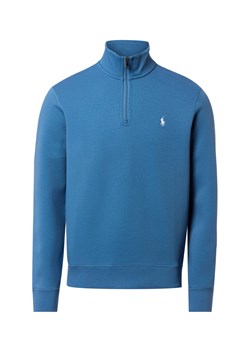 Polo Ralph Lauren Bluza męska Mężczyźni Materiał dresowy niebieski jednolity ze sklepu vangraaf w kategorii Bluzy męskie - zdjęcie 188531742