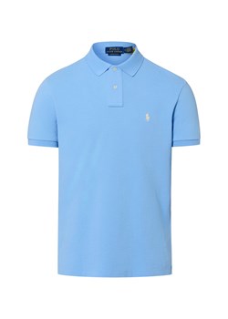 Polo Ralph Lauren Męska koszulka polo Mężczyźni Bawełna jasnoniebieski jednolity ze sklepu vangraaf w kategorii T-shirty męskie - zdjęcie 188531750