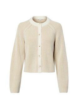 Opus Kardigan damski - Delsie Kobiety Bawełna écru w paski ze sklepu vangraaf w kategorii Swetry damskie - zdjęcie 188531762