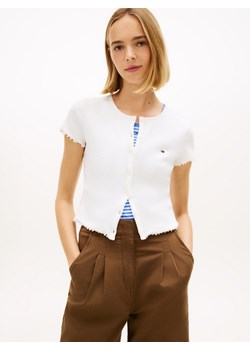 Tommy Jeans Koszula damska Kobiety Bawełna biały jednolity ze sklepu vangraaf w kategorii Bluzki damskie - zdjęcie 188531823