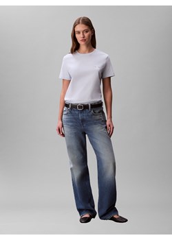 Calvin Klein Jeans Koszulka damska - 2-pak Kobiety Bawełna jasnoniebieski jednolity ze sklepu vangraaf w kategorii Bluzki damskie - zdjęcie 188531841