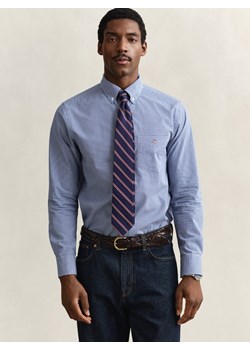 Gant Męska koszula casual Mężczyźni Regular Fit Bawełna (100%) indygo w kratkę ze sklepu vangraaf w kategorii Koszule męskie - zdjęcie 188531852