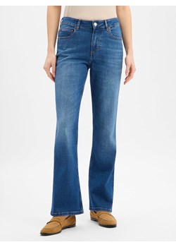Marc O'Polo Dżinsy - Kiruna Flared Kobiety Bawełna medium stone jednolity ze sklepu vangraaf w kategorii Jeansy damskie - zdjęcie 188531911